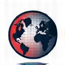 世界地図と時計のアイコン